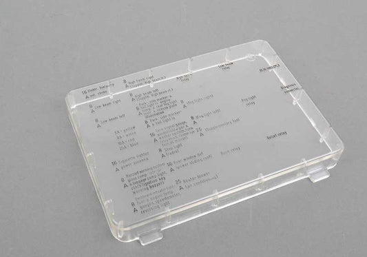 Tapa de caja de fusibles OEM 61131362271 para BMW E12, E24, E23. Original BMW.