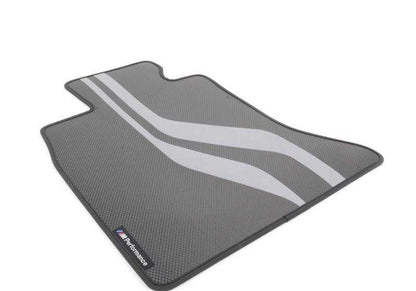 Alfombrillas delanteras M Performance OEM 51472365217 para BMW Serie 5 F10, F11, F10 LCI, F11 LCI. Original BMW.