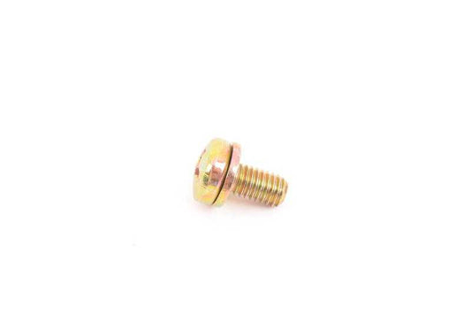 Tornillo cabeza redonda M6x12 OEM 07119907596 para BMW E30, E46, E28, E39, E24, E23, Z1. Original BMW. Ideal para sujeción en asiento Recaro y componentes del depósito de combustible.