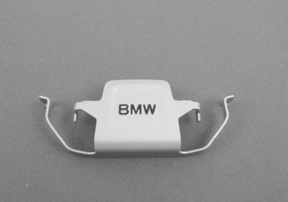 Clip muelle diseño freno trasero con logo BMW OEM 34216860103 para BMW F30, F31, F32, F33, F34, F36. Pieza original BMW.