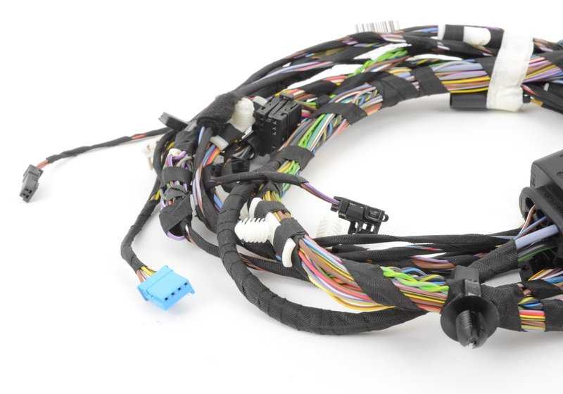 Mazo de cables de puerta lado copiloto OEM 61129315126 para BMW F25, F26. Original BMW.