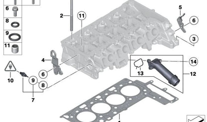 Junta tórica (O-Ring) OEM 13627807005 para BMW E81, E82, E87, E88, F20, F21, F40, F22, F23, F44, F45, F46, G42, E90, E91, E92, E93, F30, F31, F34, G20, G21, G28, F32, F33, F36, G22, G23, G26, E60, E61, F07, F10, F11, G30, G31, F06, F12, F13, G32, F0