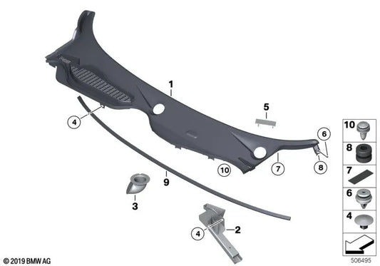 Capa de para-brisa para BMW E89 (OEM 51717194777). BMW original