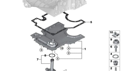 Junta metálica OEM 11137561427 para BMW X5 E70 4.8i. Compatible con modelos FE81 y FE82 con motor N62 y cambio automático. Original BMW.