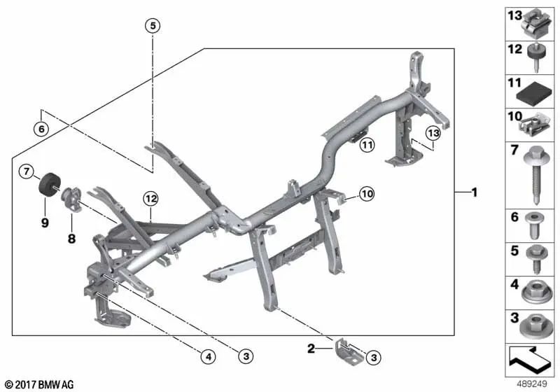 BMW X3 F97, G01, G08, X4 F98, G02 (OEM 51459493404). BMW original.
