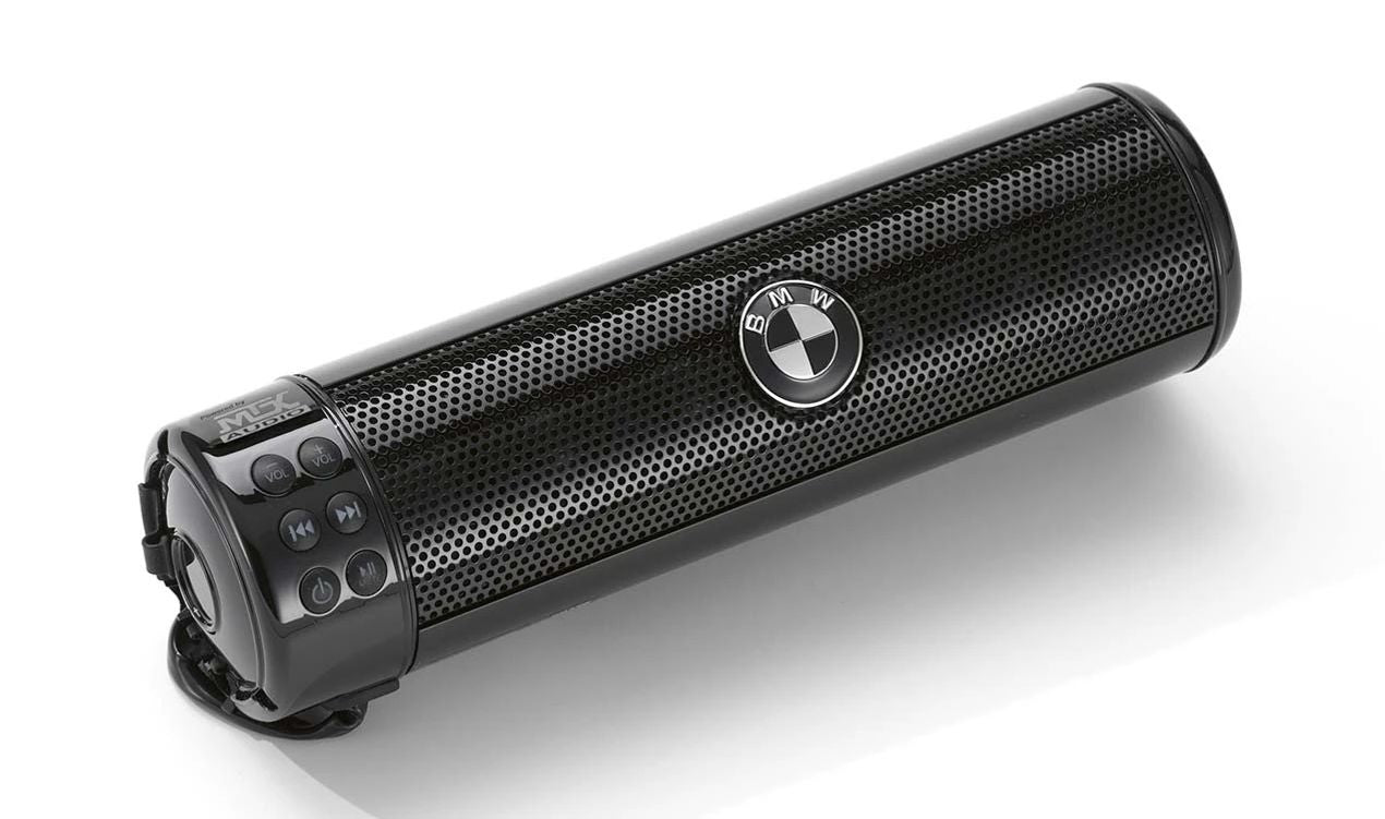 Juego de altavoz negro OEM 77522469293 para motos BMW R18, R18 Classic. Original BMW Motorrad.