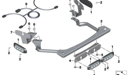 Tornillo de cabeza plana OEM 07119904046 para BMW E46, E39, E38, E53. Pieza original BMW. Ideal para fijaciones electrónicas, interiores o componentes específicos.