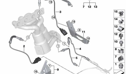 Lambda OEM 11787530282 for BMW E87, E90, E91. Original BMW.