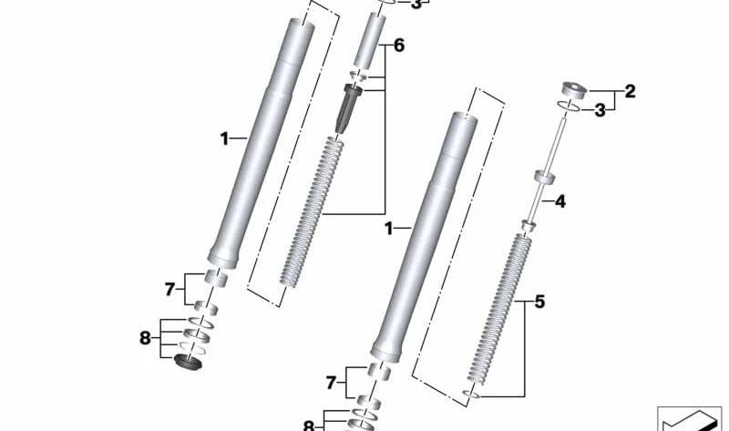 Anello di tenuta toroidale OEM 31428566096 per BMW Motorrad G 310 GS, G 310 R. Originale BMW Motorrad.