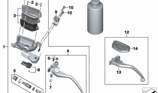 Tapa CLUB SPORT OEM 32728404101 para motos BMW R nineT, R nineT Pure, R nineT Scrambler, R nineT Racer, R nineT Urban G/S. Original BMW Motorrad.