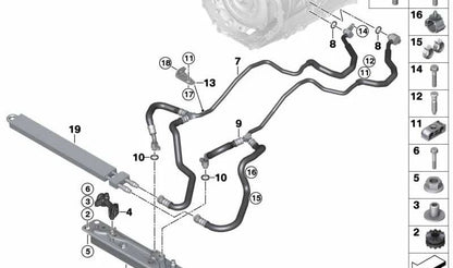 Wärmetauscher für BMW X5 F85, x6 F86 (OEM 17217849684). Original BMW