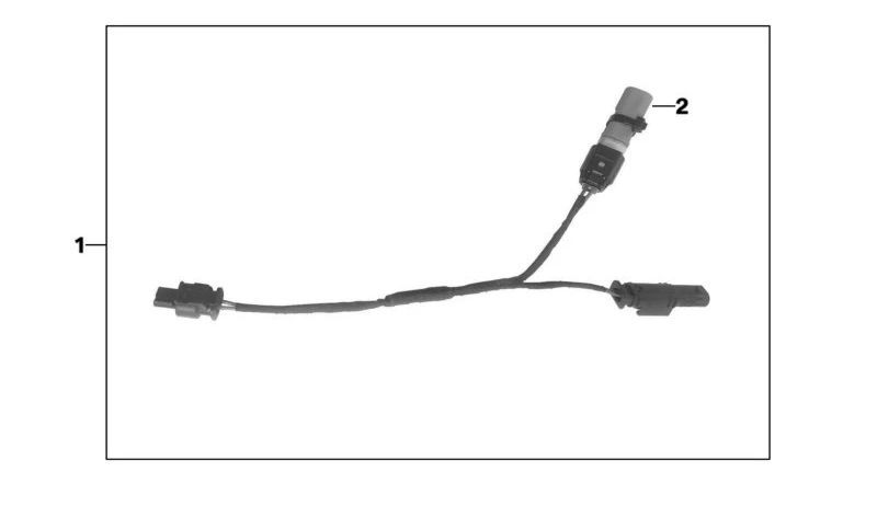 Diodo OEM 12521690795 para motos BMW C evolution (Cód. K17, Tipo 0C03, Motor IAA). Original BMW Motorrad.