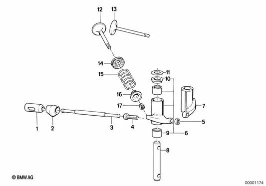 Roulements axiaux pour BMW R 248 (OEM 11331337717). BMW d'origine