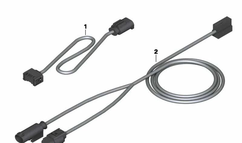 Tubo adattatore riscaldamento sedile OEM 61128525432 per moto BMW C 600 Sport, C 650 Sport, C 650 GT. BMW Motorrad originale.