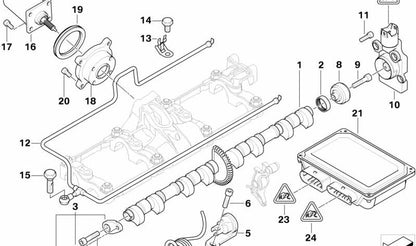 Abrazadera de fijación OEM 11427507967 para BMW {E60, E61, E63, E64, E65, E66, E53, E70}. Original BMW
