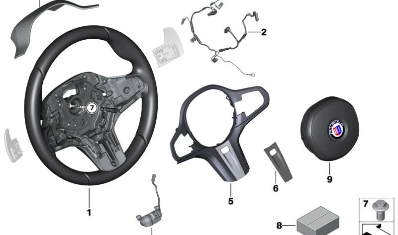 Generador de vibración OEM 61317856691 para BMW F90, G30, G31, G38, G32, G11, G12, F91, F92, F93, G14, G15, G16, G01, G08, F97, G02, F98, G05, G18, F95, G06, F96, G07, G09. Original BMW.