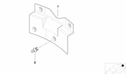 Clip de sujeción (Spreizniet) OEM 61131378641 para BMW E36, E34, F90, G30, F06, F12, F13, F01, F02, F04, G11, G12, E31, E53, I12, I15. Original BMW.