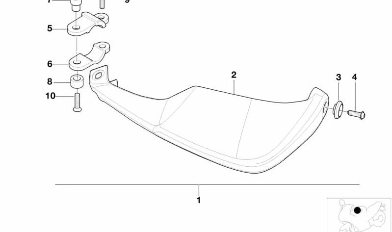 Tornillo ISA M6x30 OEM 07129905126 para motos BMW R1200GS, K1300S, R nineT, S1000RR, M1000RR… y más. Original BMW Motorrad.