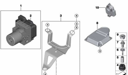 Sensor de velocidad de rueda trasero OEM 34526884735 para BMW X5 F15, X5 M F85, X6 F16, X6 M F86... y más. Original BMW.