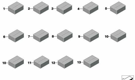 Automatic switch 8A OEM 61312270094 for BMW E36 318is. BMW original electrical protection.