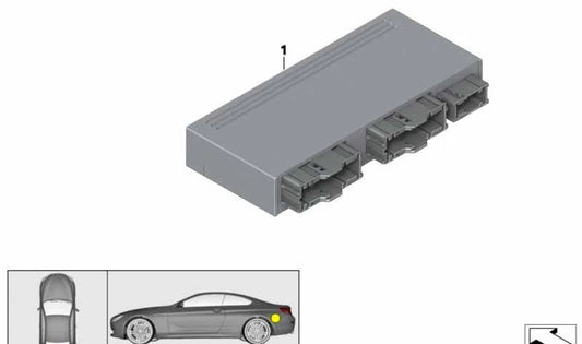 Módulo de control techo cabrio OEM 61357456364 para BMW F33 y F83. Pieza original BMW.