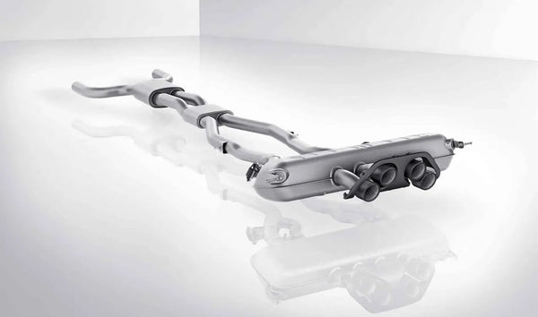 Sistema silenciador M Performance para BMW G80, G81, G82, G83 (OEM 18305A23283). Original BMW.