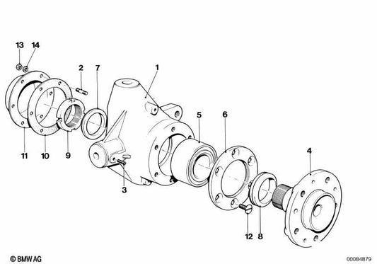 Soporte de brazo de suspensión OEM 31212161427 para BMW E36, Z3. Original BMW.