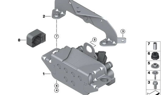 Cooler for BMW i I20 (OEM 64509474774). Genuine BMW