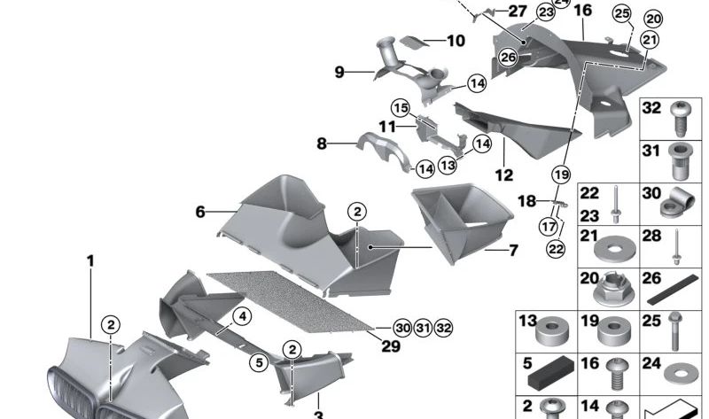 Tornillo hexagonal con arandela OEM 07119906041 para BMW E81, E82, E87, E87N, E88, E90, E90N, E91, E91N, E92, E92N, E93, E93N, G30, G38, E84. Original BMW.