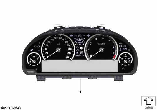 Grupo de Instrumentos para BMW F85, F86 (OEM 62108092957). BMW original.