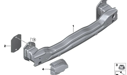 Junta OEM 51127400673 para BMW X3 {F25, F97, F97N, G01, G01N, G08, G08E, G08F, G08N, G45} y X4 {F26, F98, F98N, G02, G02N}. Original BMW.