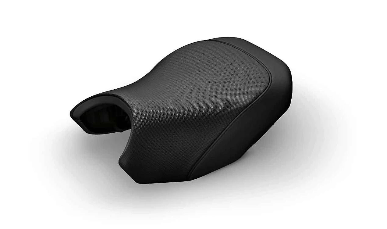 Asiento conductor confort alto OEM 52538560683 para motos BMW R1200GS, R1250GS. Original BMW Motorrad.