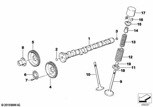 Tapa para varios modelos/series de BMW (OEM 11341416316). Original BMW.