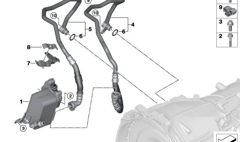 Junta tórica OEM 11427615472 para BMW F20, F21, F22, F23, F30, F31, F34, F32, F33, F36, F07, F10, F11, F18, E84, F25, F26, F15, G05, F16, G06, E89. Original BMW.