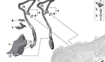 Junta tórica OEM 11427615472 para BMW F20, F21, F22, F23, F30, F31, F34, F32, F33, F36, F07, F10, F11, F18, E84, F25, F26, F15, G05, F16, G06, E89. Original BMW.