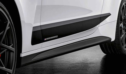 M Performance Side Skirts for BMW 4 Series G22, G23 (OEM 51145A12C04). Genuine BMW
