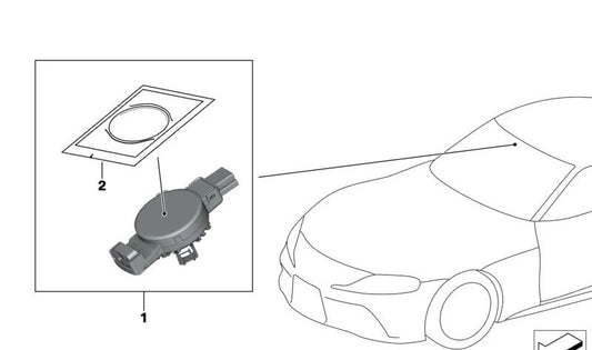 Rain/Light/Sun/Fog Sensor For BMW 1 Series F20N F21N F40 F52 2 Series F22 F23 F44 F45N F46 F87 G42 G87 3 Series F30 F31 F34 F35 F80 G20 G21 G80 G81 4 Series F32 F33 F36 F82 F83 G22 G23 G26E G82 G83 5 Series G30 G31 G34 G35 G80 G81