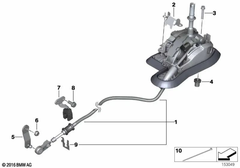 Steptronic transmission for BMW E60, E60N, E61, E61N (OEM 25167560451). Original BMW.