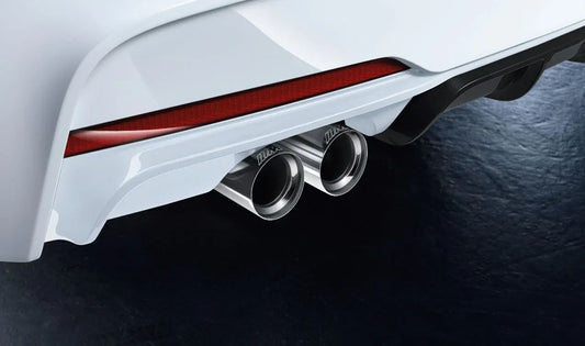 Sports exhaust system for BMW 2 Series F22, F22N, F23, F23N, 3 Series E46, F30, 4 Series F32, F33, F36 (OEM 18302407189). Original BMW