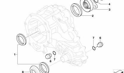 OEM 27107540775 Prato de proteção contra poeira para BMW X5 E53. BMW original.