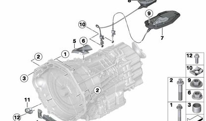 Módulo bloqueo de aparcamiento OEM 28102284105 para BMW F10, F12, F13. Original BMW.