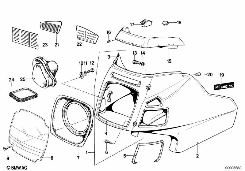 Soporte para Instrumentos para BMW E46, F30, F80 (OEM 46631237773). Original BMW