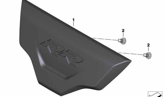 Almohadilla acompañante OEM 52538551866 para BMW Motorrad S 1000 RR (K46) 2014-2018. Original BMW Motorrad.