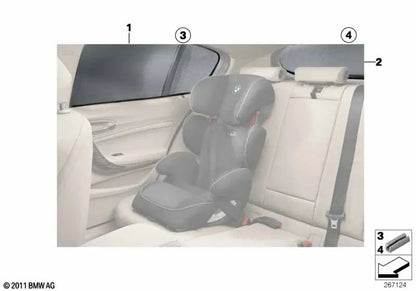 U Supporto per la BMW 1 F20 Serie, F21 Serie 2 F45, F46 Series 3 F30, F31 X4 F26 X5 F15 X6 F16 (OEM 51462288668). BMW originale
