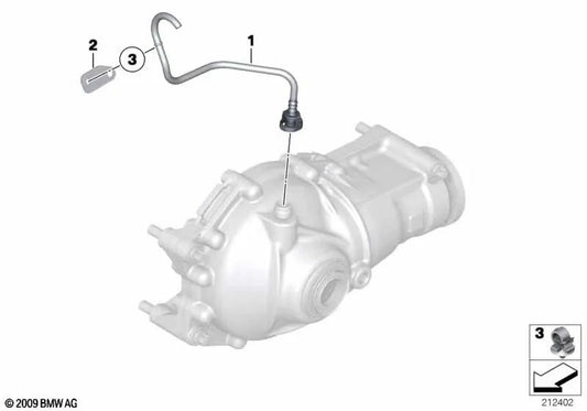 Prise en charge des conduits de ventilation pour BMW X5 E70N, X6 E71 (OEM 31507574684). BMW d'origine