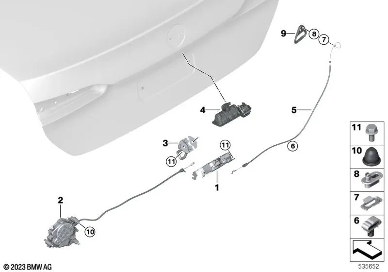 Snap-Lock-Kupplung for BMW F40, F45, F46, U06, G20, G21, G28, G80, G81, G22, G26, G82, F07, F11, F90, G30, G31, G38, G60, F06, F12, F13, G32, G11, G12, G70, F91, F93, G14, G15, G16, I20, F48, F49, U11, U12, F39, F97, G01, G08, F98, G02, F95, G05, G1