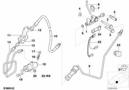 Tornillo hexagonal para BMW Serie 3 E21, E30, E46, Serie 5 E12, E28, E34, E39, Serie 6 E24, Serie 7 E23, E32, E38, Serie 8 E31 (OEM 07119912310). Original BMW.