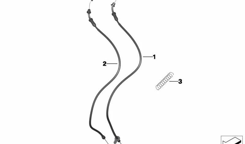 Muelle de presión OEM 32737692222 para BMW Motorrad C 600 Sport, C 650 Sport, C 650 GT, K 1300 S, K 1300 R, K 1200 GT, K 1300 GT. Original BMW Motorrad.