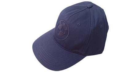 Gorra azul oscuro con logotipo tonal OEM 80162864020 para BMW {E30,E36,E46,E90,E91,E92,E93,F20,F21,F30,F31,F32,F33,F34,G20,G21,X1,X3,X5,X6,Z3,Z4,Serie 1 al Serie 8}. Original BMW.