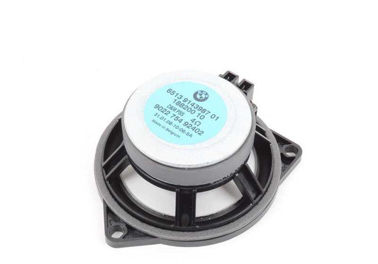 Altavoz de medios para sistema Top Hi-Fi OEM 65139143987 para BMW E83, E85, E86. Original BMW.